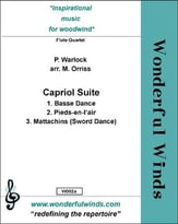 Capriol Suite Flute Quartet cover